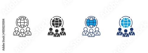 Citizens Icon Set Multiple Style Collection