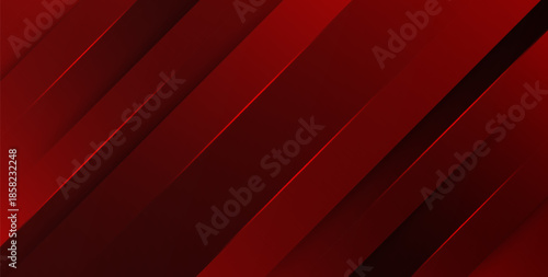 Dark red abstract background with diagonal layered shapes creating strong, elegant, and modern visual appearance.
