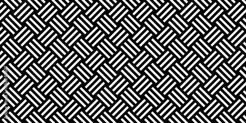 Minimal line Seamless geometric pattern with shapes. Decoration and maze ornament square wall tile.