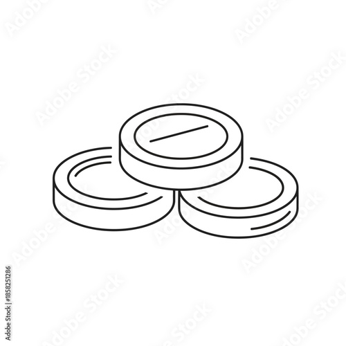 Stack of Coins for Financial Growth and Investment Concepts