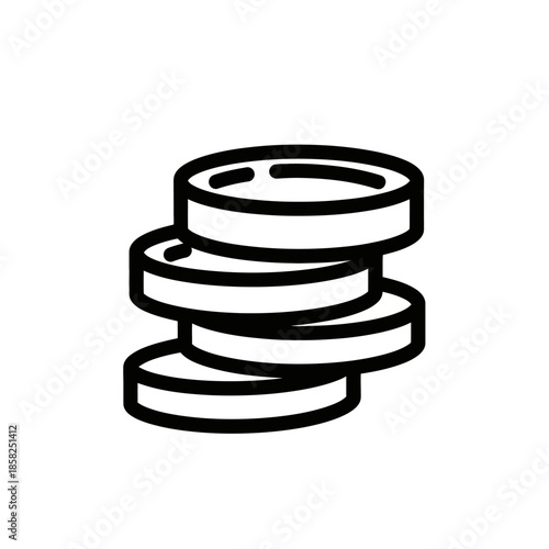 Stack of Coins Illustrating Financial Growth and Wealth Representation