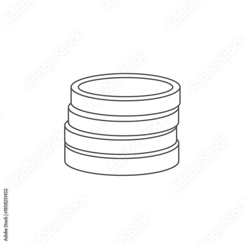 Stack of Coins Illustration for Financial Growth and Investment Concepts