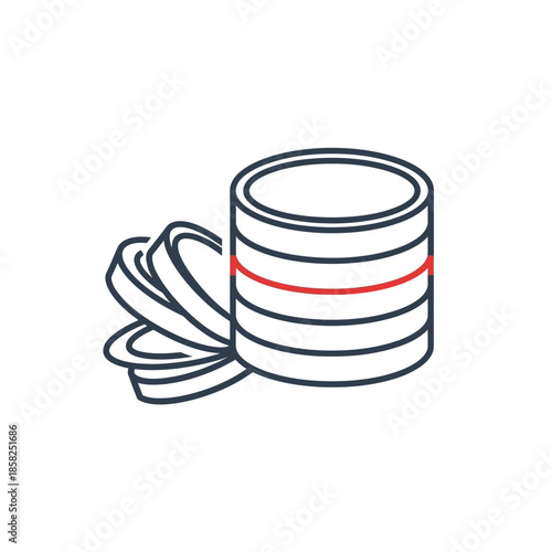 Stack of coins with dollar bills representing financial growth and investment