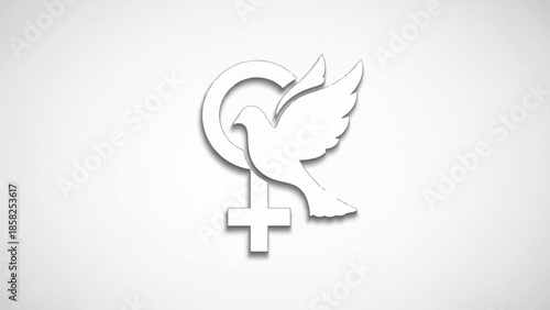 Symbol of Peace and Feminism Combined.