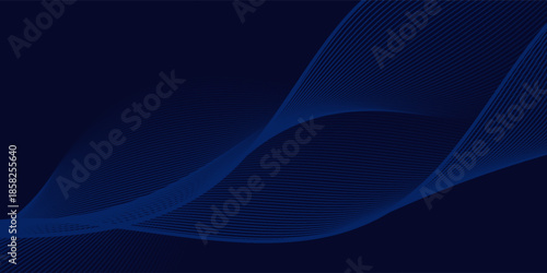 Premium background design with diagonal dark blue line pattern. abstract dark blue background. wavy lines background.