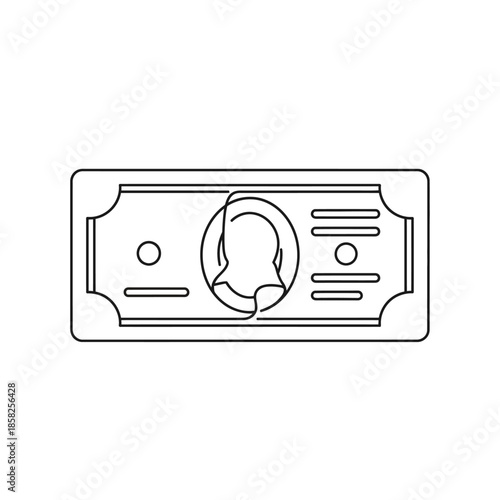 Close-Up of One-Dollar Bill Featuring Federal Reserve Seal and Portrait