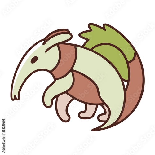 cartoon vector horse illustration