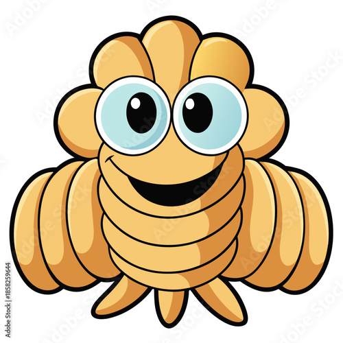 cute cartoon owl illustration on white background