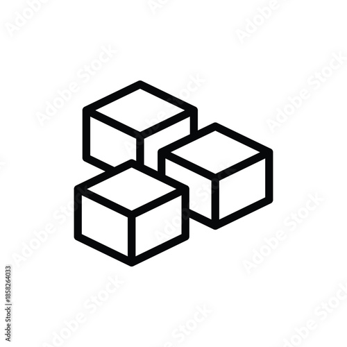 unit outline icon vector design good for web or mobile app