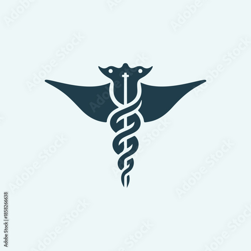 Stingray Caduceus Logo