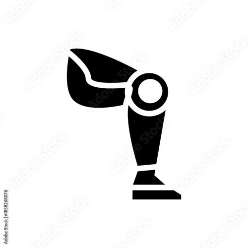 vector illustration of a robotic legs technology