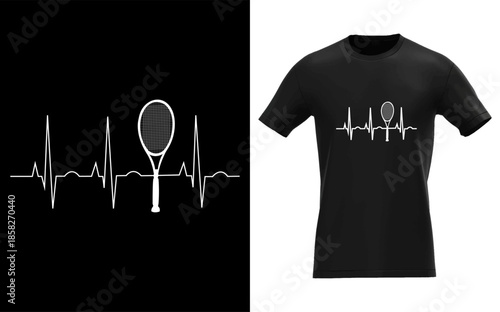 Tennis Lovers Heartbeat Jersey
