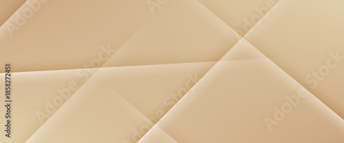 abstract beige background. Minimalist Geometric Abstract Background with Overlapping Triangles. Soft Brown Earth Tone Gradient.