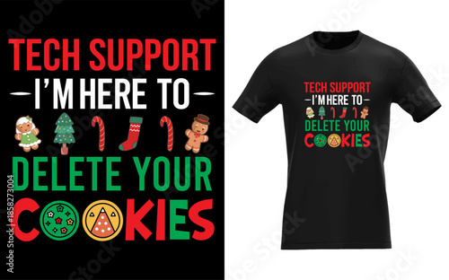 Tech Support Christmas Cookies Women Men Funny Christmas