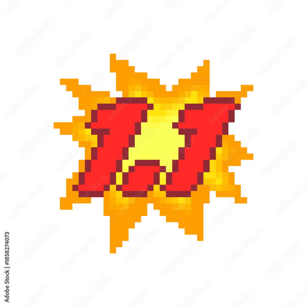 Fototapeta premium 1-1 sale icon pixel art