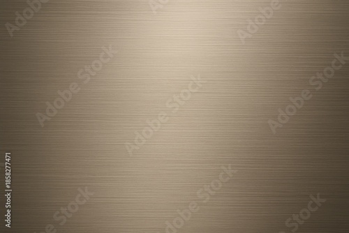 Brushed metal surface with horizontal grain pattern in warm bronze tone on smooth gradient background. Ai generative. Ai generative