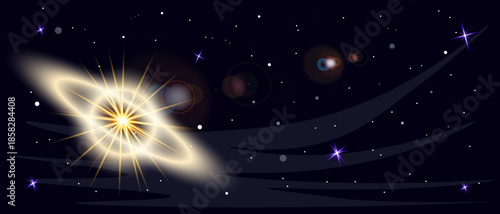 abstract background with stars