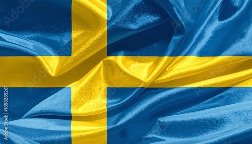 flag of sweden waving