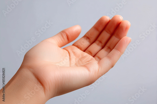 Caucasian male hand