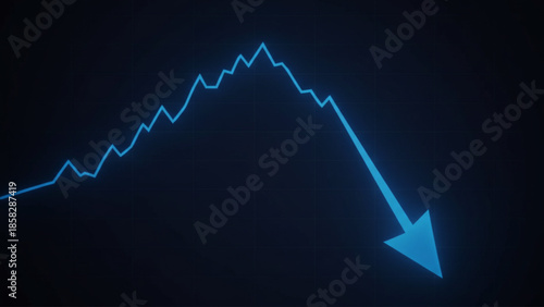 business graph with arrow eps file