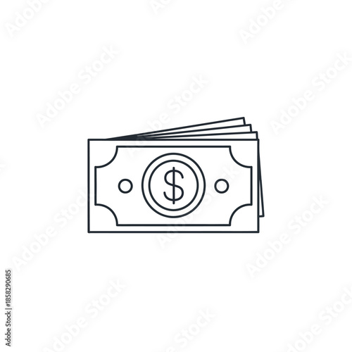 Simple Illustration of Paper Currency for Financial and Banking Visuals Free Download Simple Illustration of Paper Currency for Financial and Banking Visuals - GFXLoad