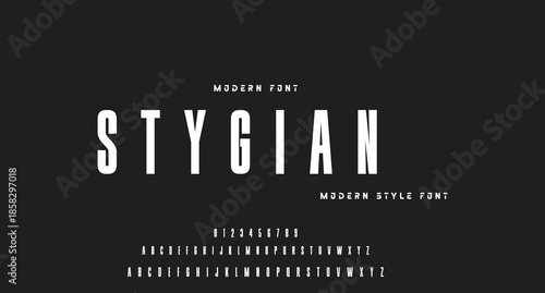 Abstract modern urban alphabet fonts. Typography sport, technology, fashion, digital, future creative logo font. vector illustration