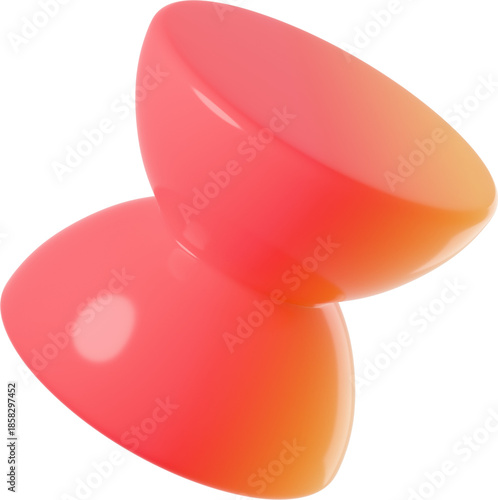 Abstract gradient double dome