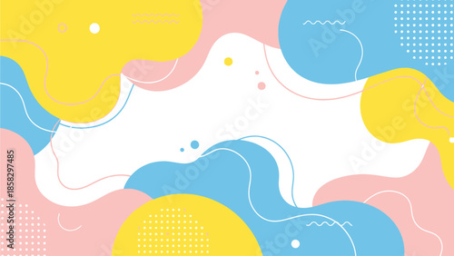 Modern abstract vector background with abstract design elements and colorful shapes