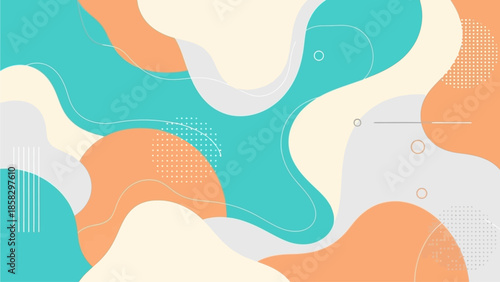 Modern abstract vector background with abstract design elements in a contemporary setting