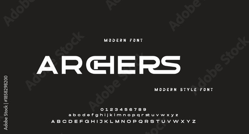Abstract modern urban alphabet fonts. Typography sport, technology, fashion, digital, future creative logo font. vector illustration