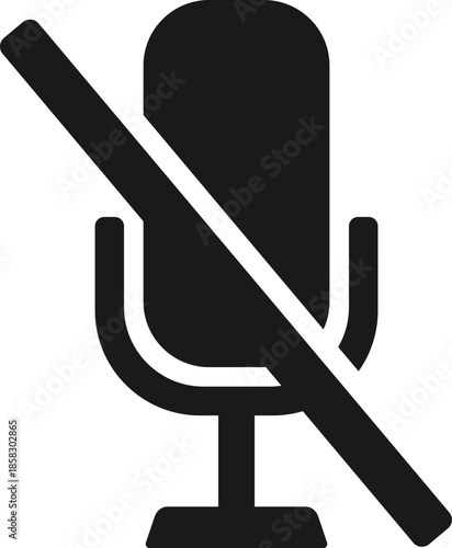 Mute Microphone Icon