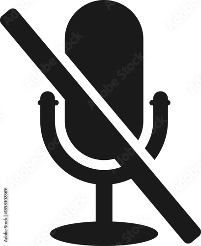 Mute Microphone Icon