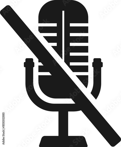 Mute Microphone Icon