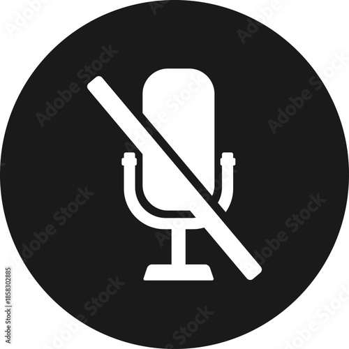 Mute Microphone Icon