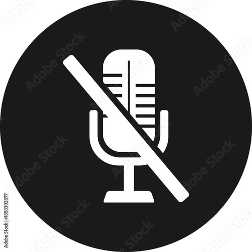 Mute Microphone Icon