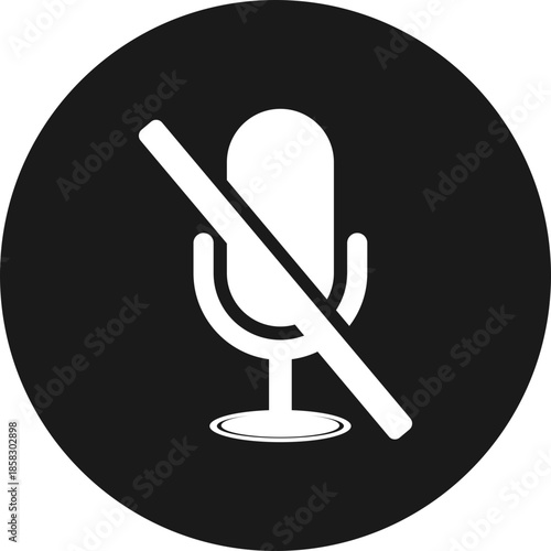 Mute Microphone Icon