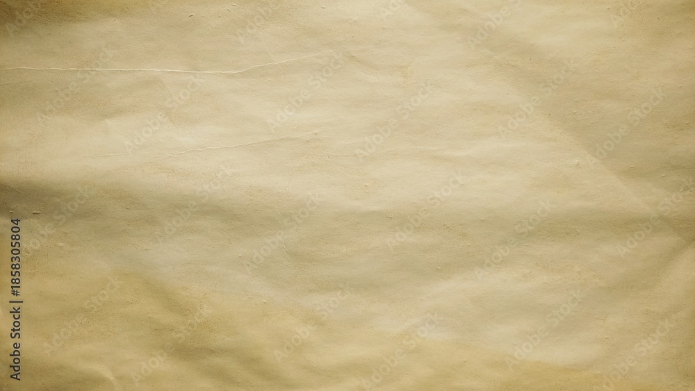Fototapeta premium Vintage crumpled paper texture background. Old weathered paper ideal for text, posters, and layouts.