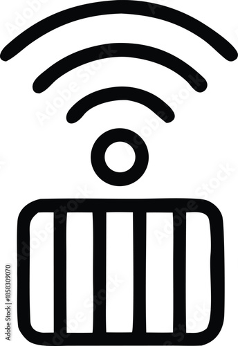 Wireless device icon Vector