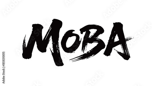 MOBA矢量书法手写毛笔字
