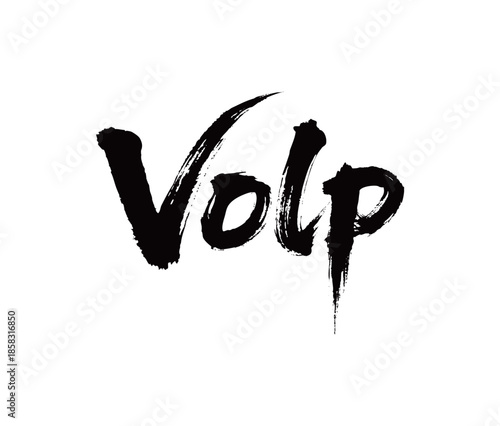 Volp矢量书法手写毛笔字

