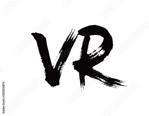 VR矢量书法手写毛笔字
