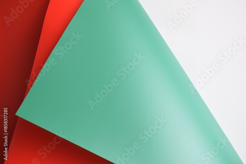 Minimalistic colorful background. Christmas background. Minimalistic Christmas background with traditional colors