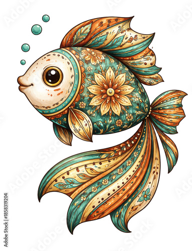 Creative Fish Art Traditional