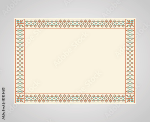 Certificate and invitation border design