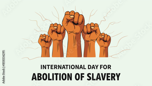 International Day for the Abolition of Slavery Illustration