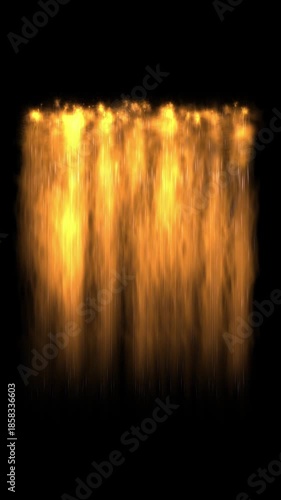 a fiery stream for text