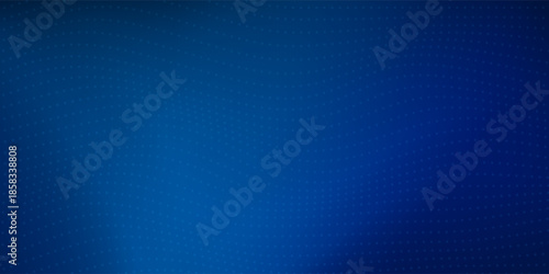 Dot white blue wave light screen gradient texture background. Abstract technology big data digital background.