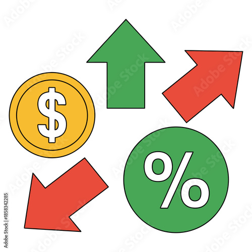 Understanding financial trends: dollar value, percentage changes, and market fluctuations