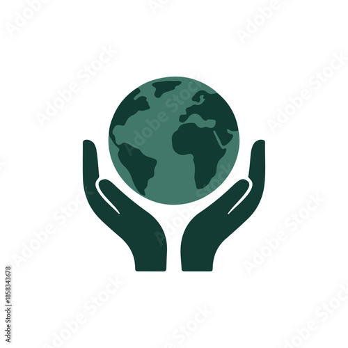 Hands gently cradling a globe representing earth symbolizing care protection and global responsibility for our planet s future