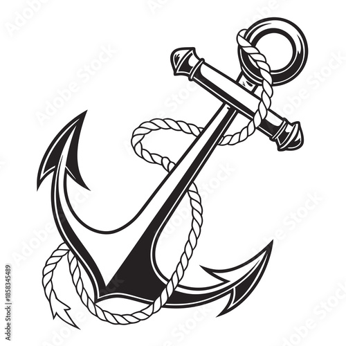 anchor with rope